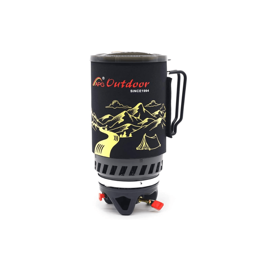Portable 1.4L Camping Stove & Pot Cooking System