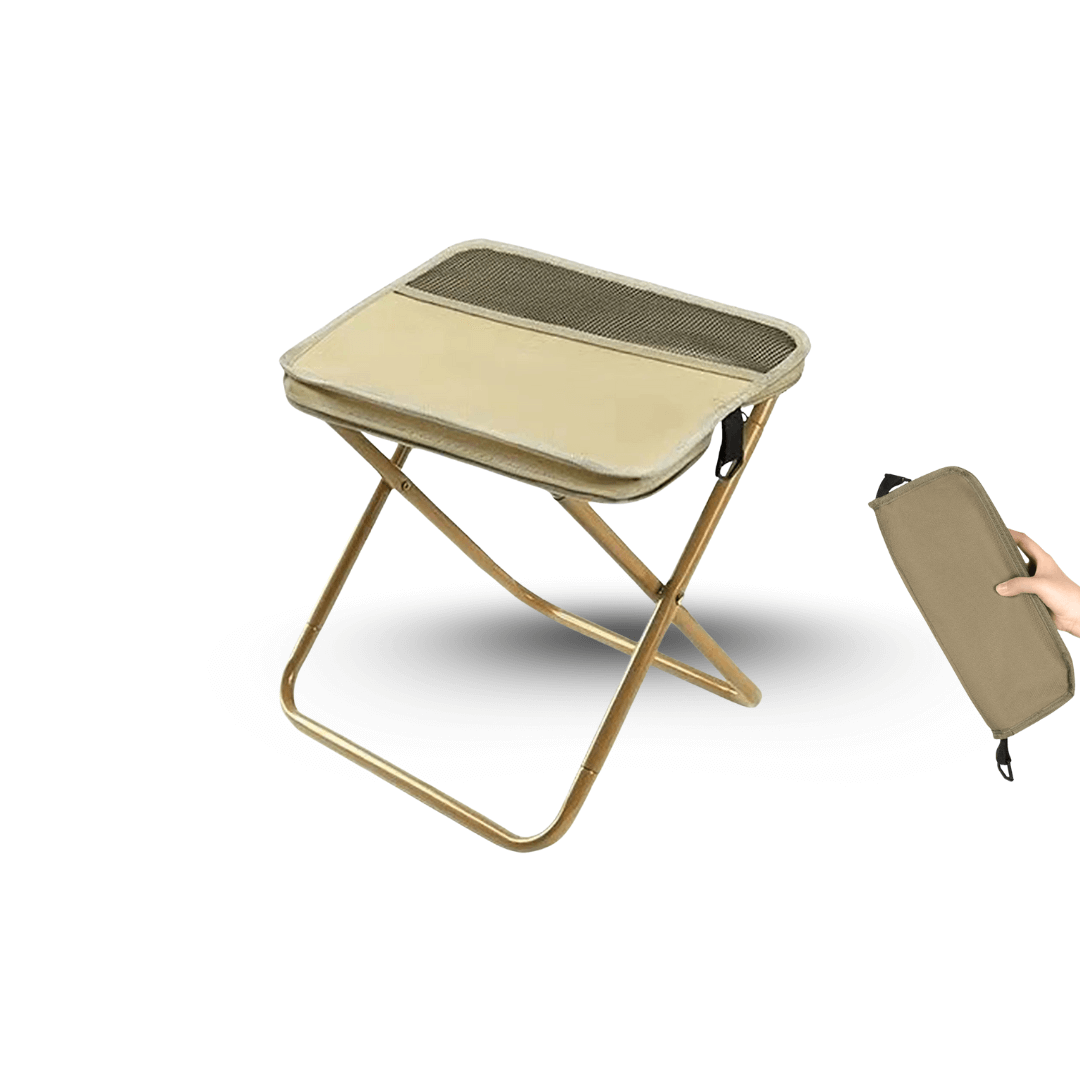 Foldable Camping Stool – Lightweight, Portable & Durable with Carry Bag for Travel