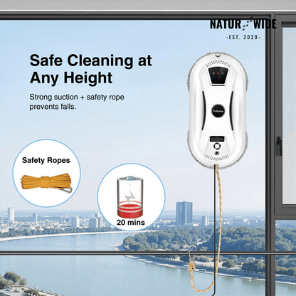 Ultra Thin Window Cleaning Robot with Remote Control