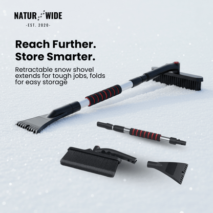 Extendable Snow Shovel &amp; Ice Scraper
