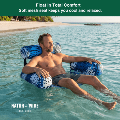 Inflatable Pool Hammock Float – Heavy-Duty Water Lounger Chair