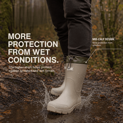 Waterproof Outdoor Rubber Boots Unisex – Slip-Resistant, Durable &amp; Long-Lasting