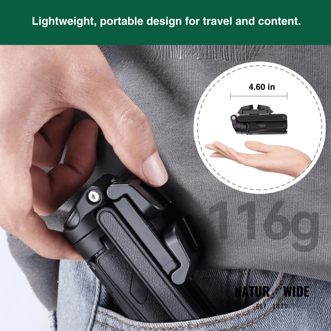 3-in-1 Mini Tripod Selfie Stick with Bluetooth Remote Control