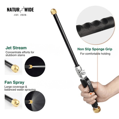 High-Pressure Water Gun – Jet Nozzle for Garden Hose
