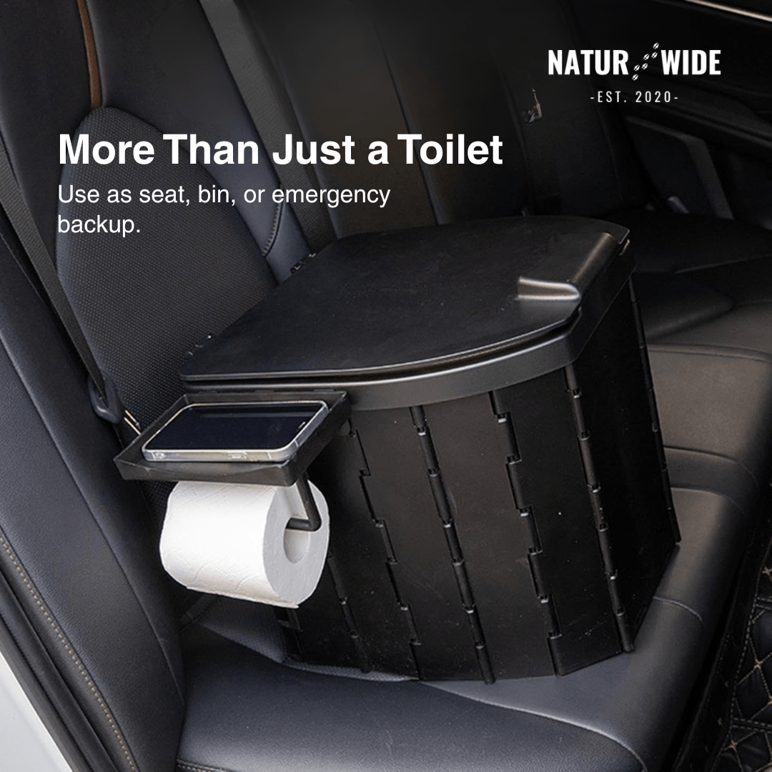 Portable Folding Toilet – Collapsible Camp Toilet for Adults