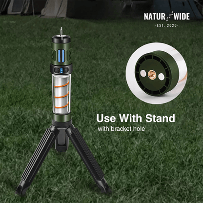 5-in-1 Camping Lamp – LED Flashlight & Mosquito Repellent Light