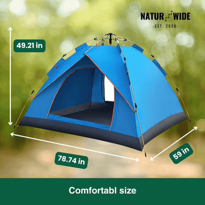 Naturwide Outdoor Tent - Automatic setup in 3 seconds