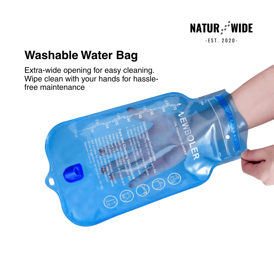 BPA-Free Hydration Bladder Water Reservoir (51oz/68oz/101oz)