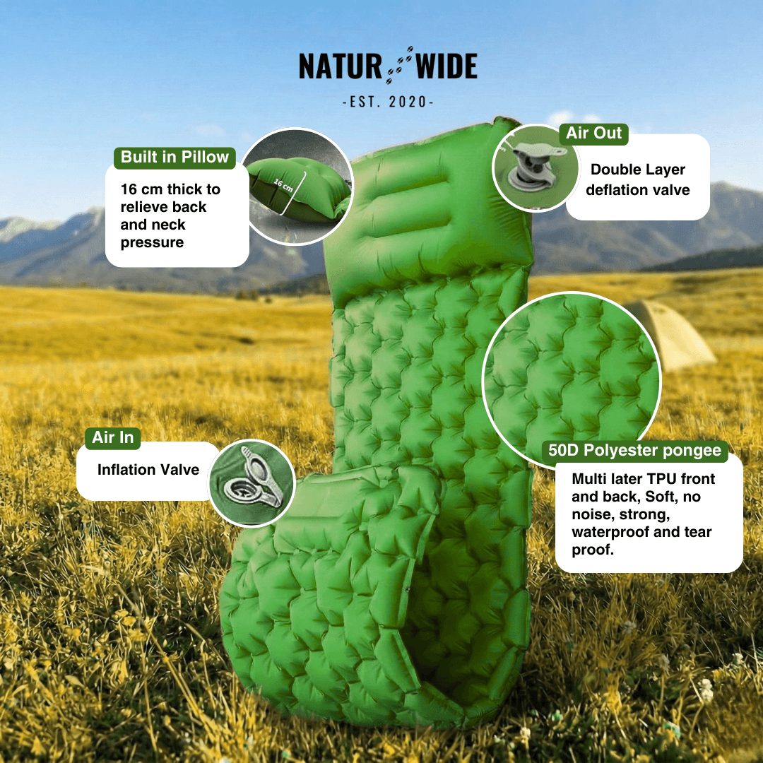 Ultralight sleeping mat – ideal for any adventure on the go