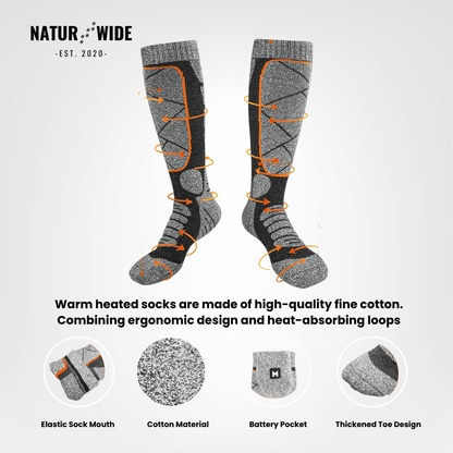 Heated Socks - Winter Sports &amp; Outdoor Warmth