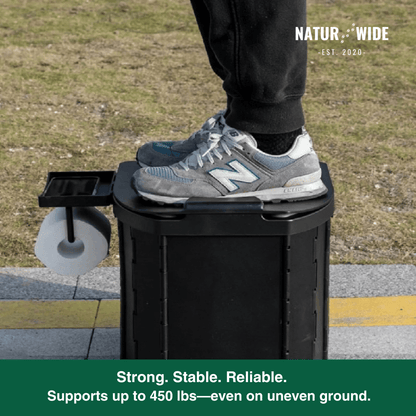 Portable Folding Toilet – Collapsible Camp Toilet for Adults