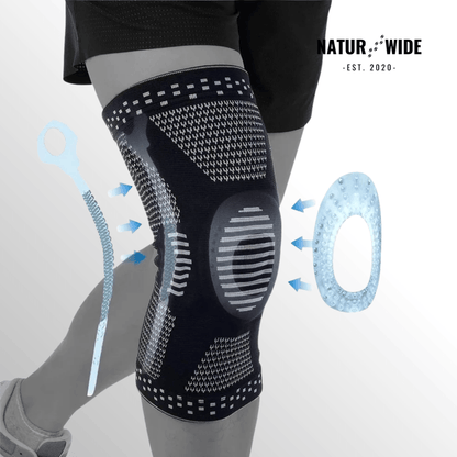 Knitted Silicone Compression Knee Brace & Patella Support