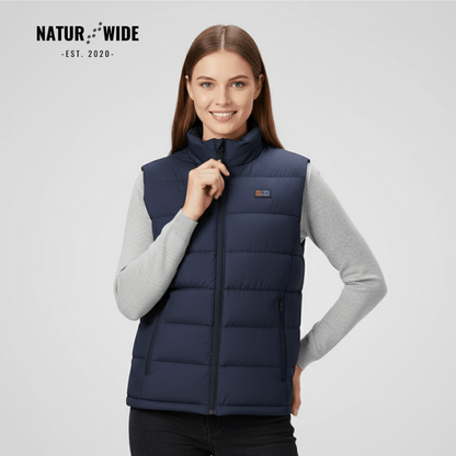 Heated Vest – 9 Heating Zones, USB Rechargeable &amp; Waterproof