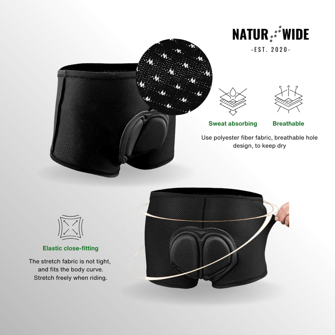 Men's 4D Padded Cycling Underwear Shorts