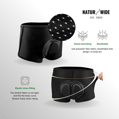 Men's 4D Padded Cycling Underwear Shorts