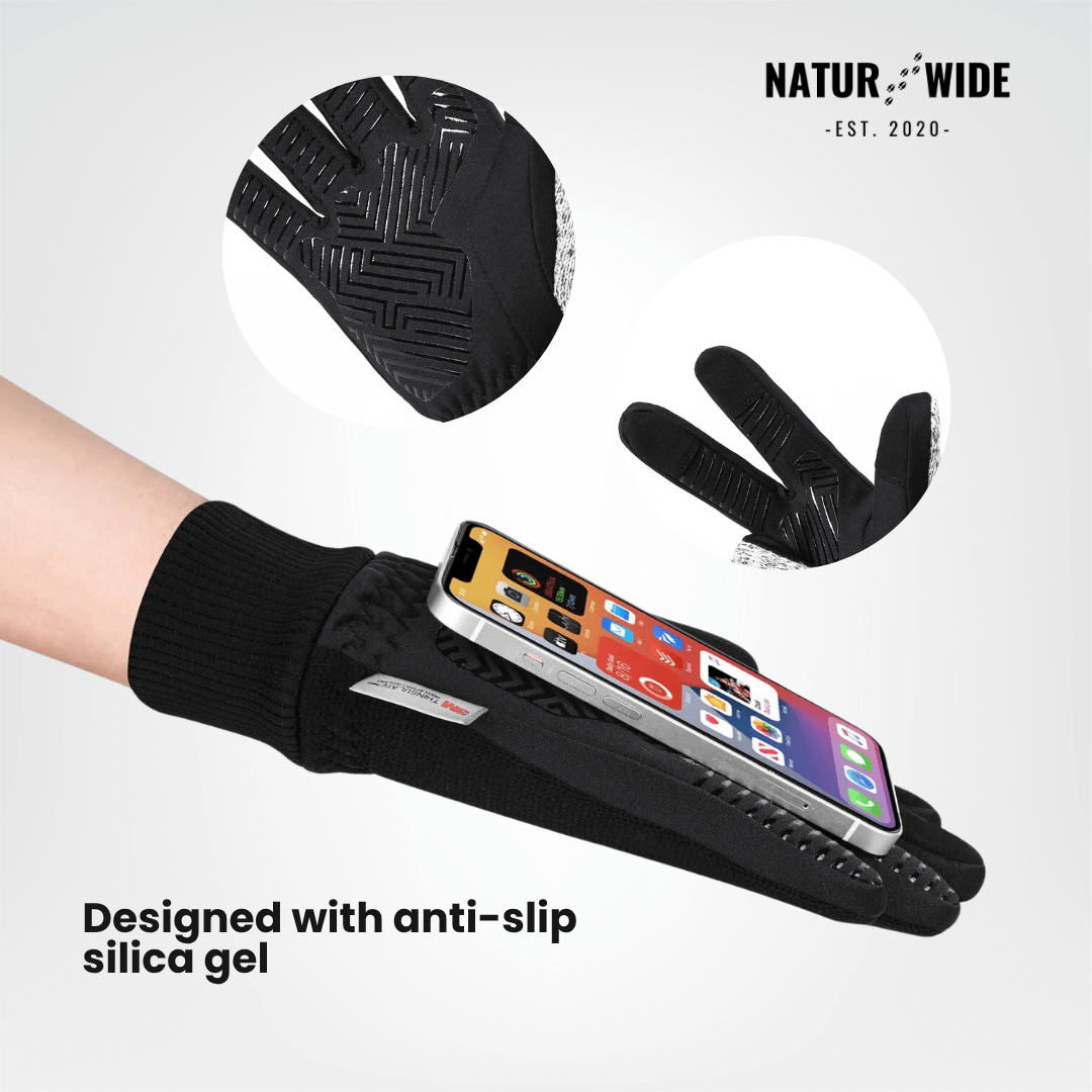 Winter Outdoor Sport Gloves – Touchscreen, Windproof &amp; Anti-Slip Gloves