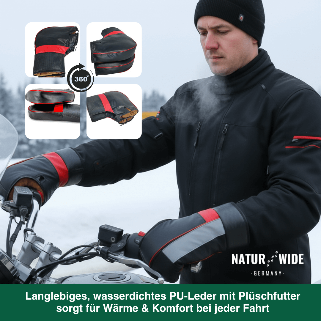 Full Waterproof Motorcycle Handlebar Covers