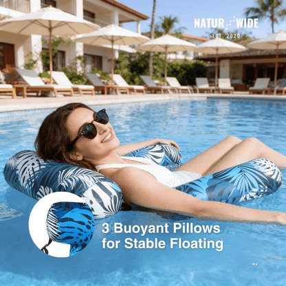 Inflatable Pool Hammock Float – Heavy-Duty Water Lounger Chair