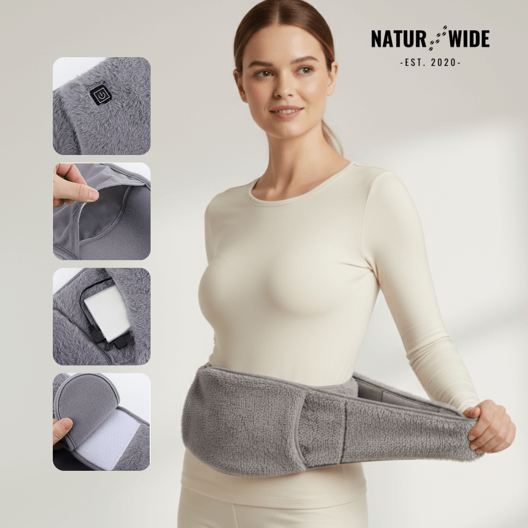 3-Level Electric Heating Pad – Waist Warmer &amp; Portable Heat Belt
