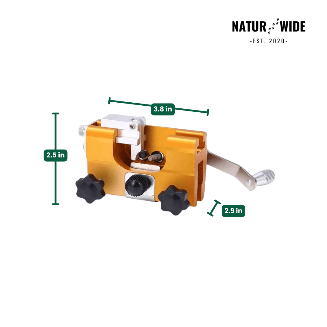 Manual Chainsaw Sharpener Jig – Portable Crank Tool