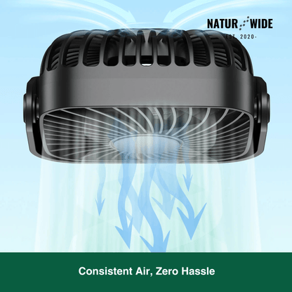USB Mini Desk Fan – 4-Inch Portable 3-Speed 360° Adjustable Fan