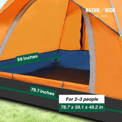 Naturwide Outdoor Tent - Automatic setup in 3 seconds