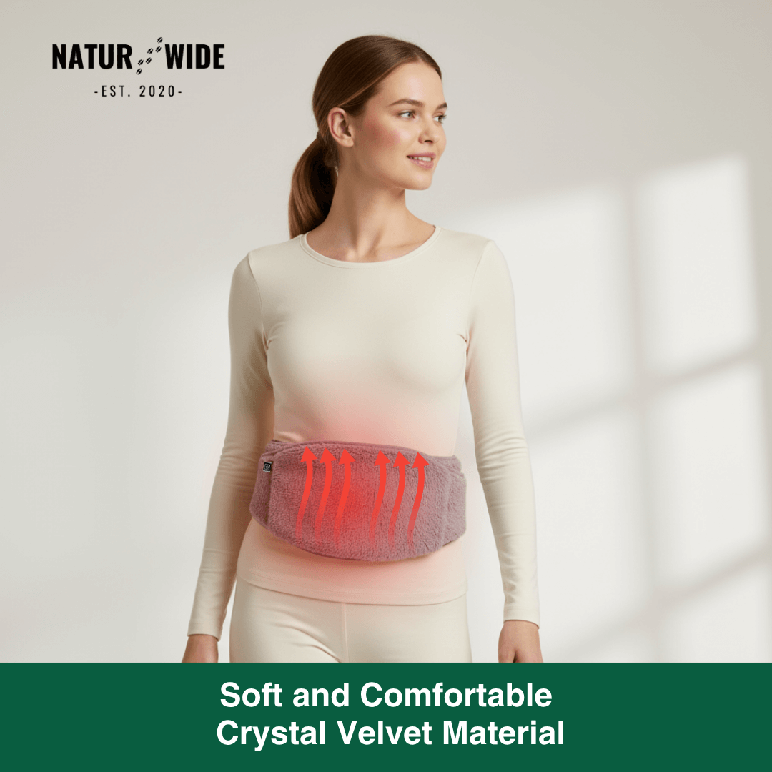 3-Level Electric Heating Pad – Waist Warmer &amp; Portable Heat Belt