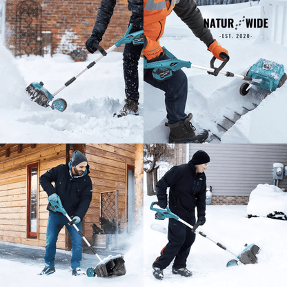 Cordless Electric Snow Shovel – 3500W Brushless