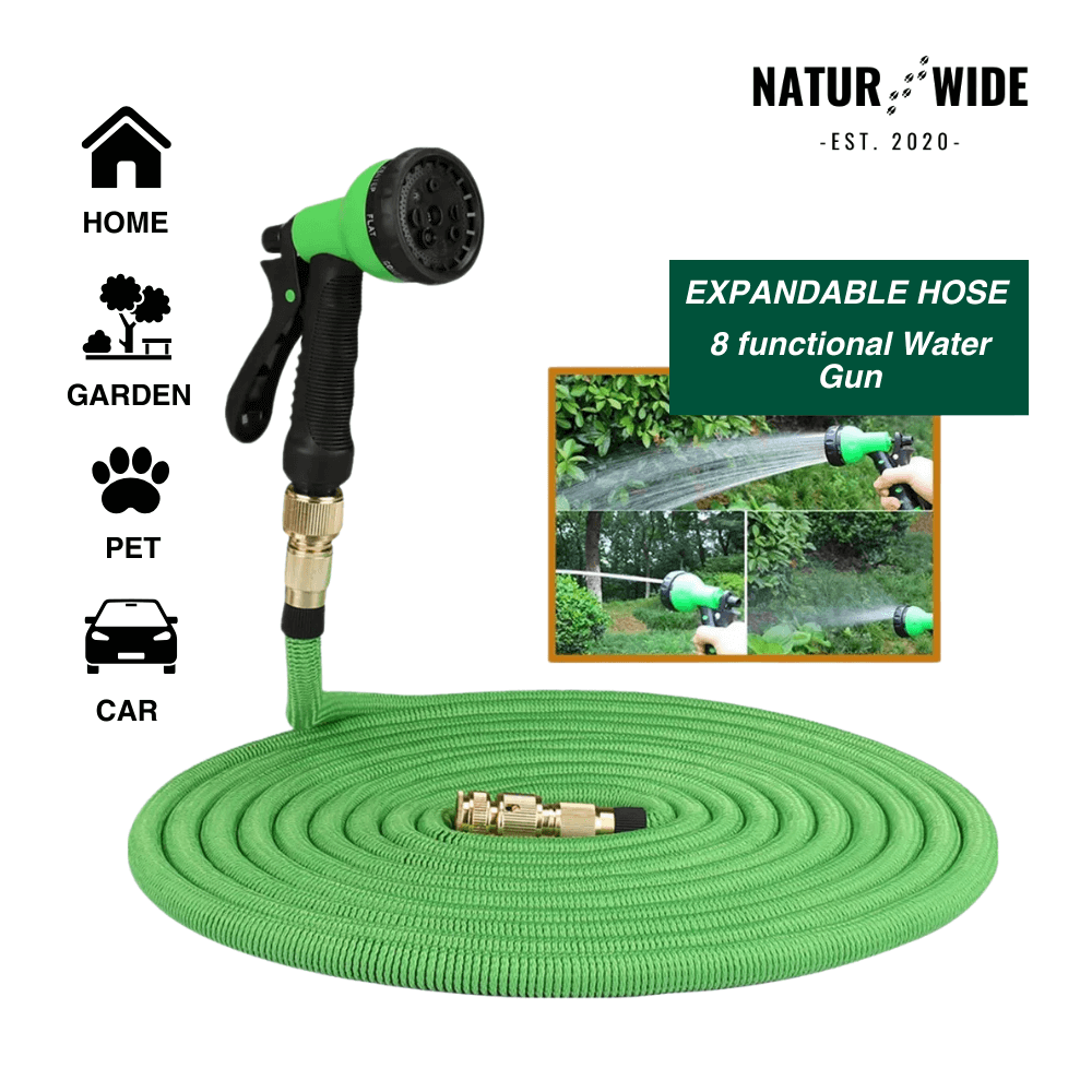 AquaFlex Pro – The flexible garden hose with 7 spray functions