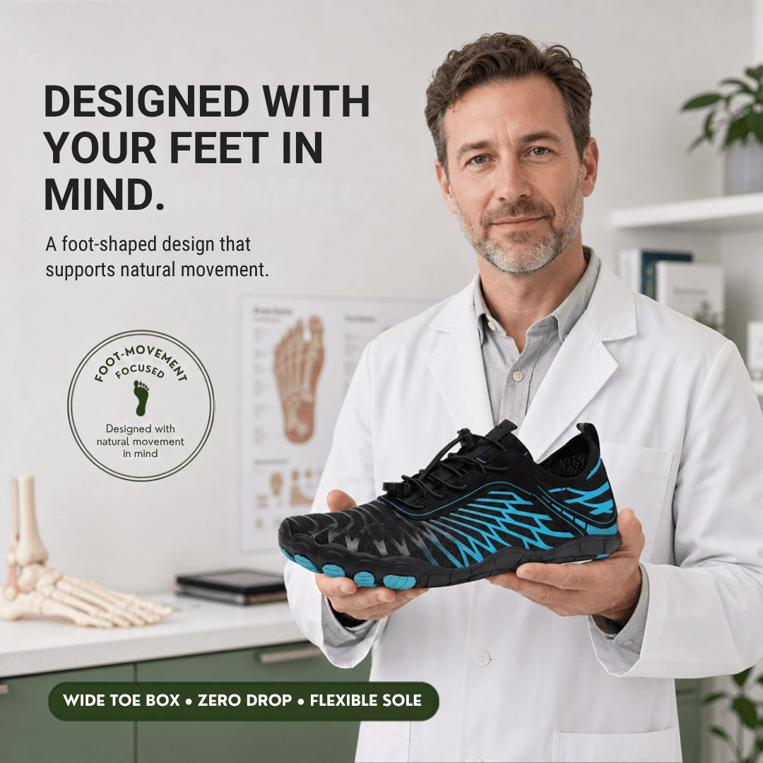 BareFlex – Barefoot Shoes for Healthy Walking, Podiatrist-Approved (Unisex)