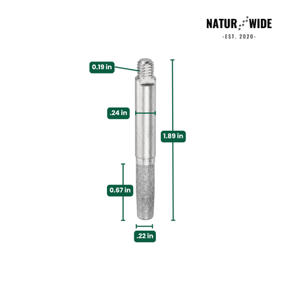 12-Piece Set Replacement Sharpening Head for Manual Chainsaw Sharpener Jig