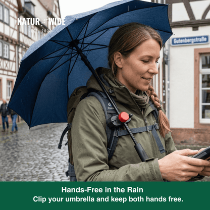 Hands-Free Backpack Umbrella Clip Holder