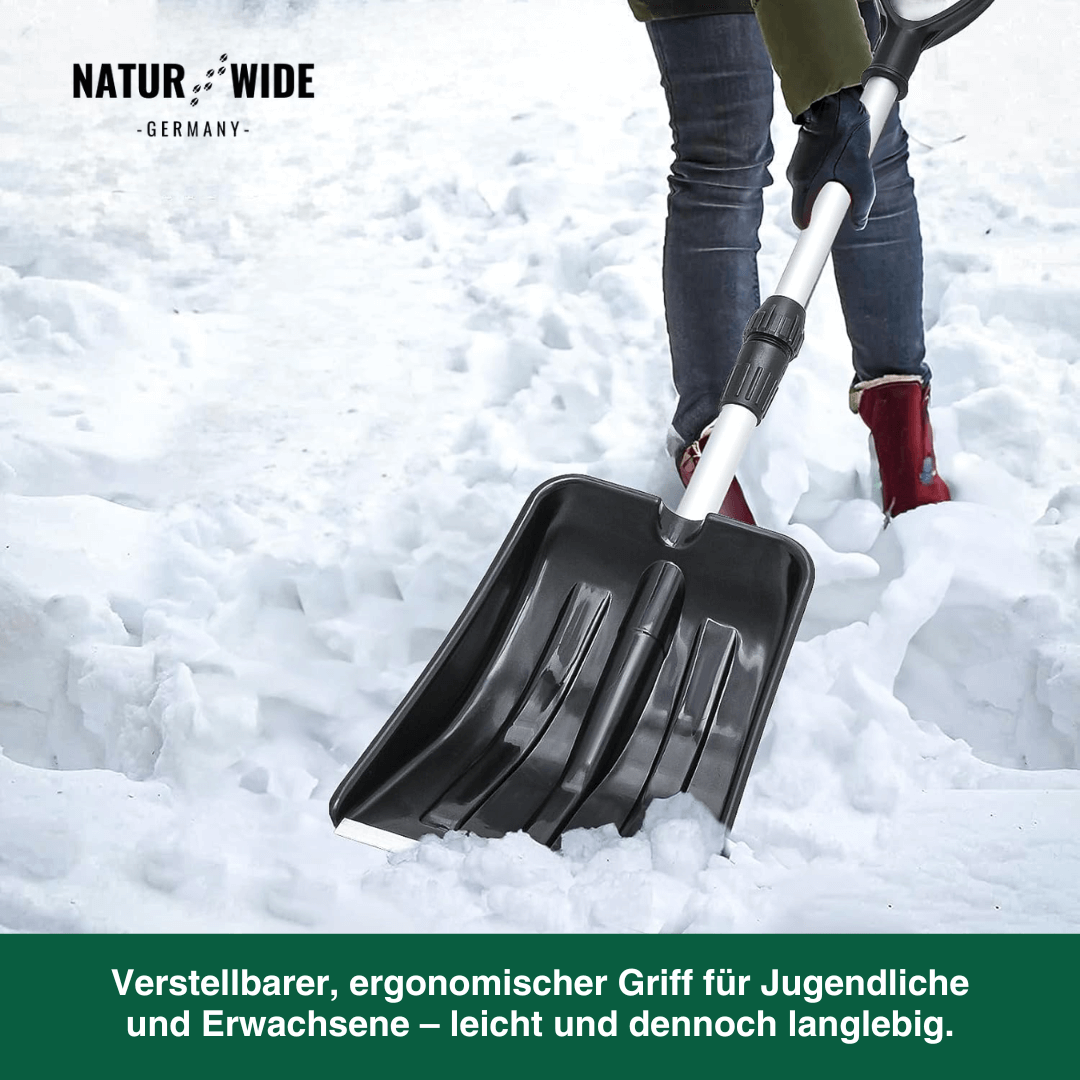 Telescopic Snow Shovel – Compact, Strong &amp; Adjustable Shovel for Car and Garden