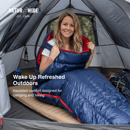 90% Goose Down Sleeping Bag – 3-Season Ultralight Envelope Style