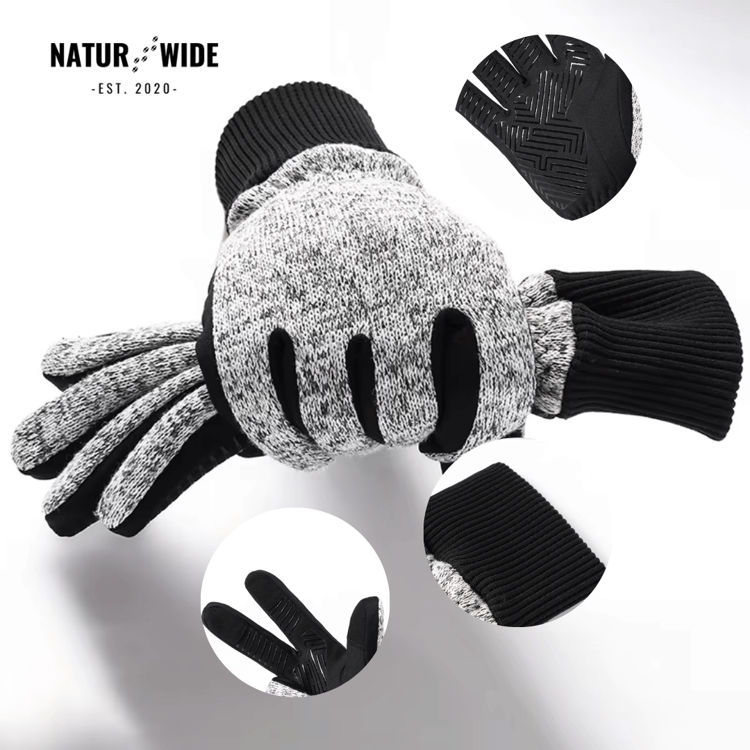 Winter Outdoor Sport Gloves – Touchscreen, Windproof &amp; Anti-Slip Gloves