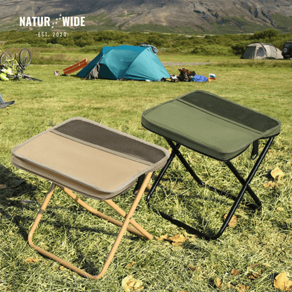 Foldable Camping Stool – Lightweight, Portable &amp; Durable with Carry Bag for Travel