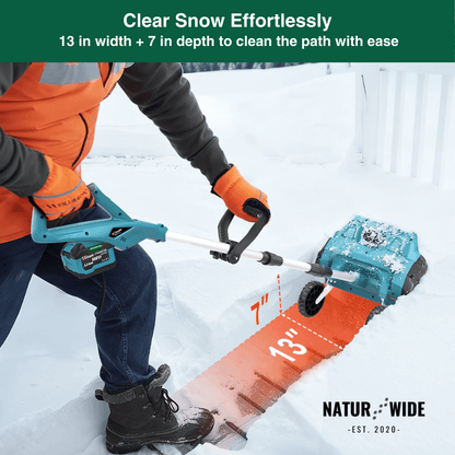Cordless Electric Snow Shovel – 3500W Brushless