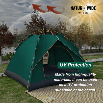 Naturwide Outdoor Tent - Automatic setup in 3 seconds