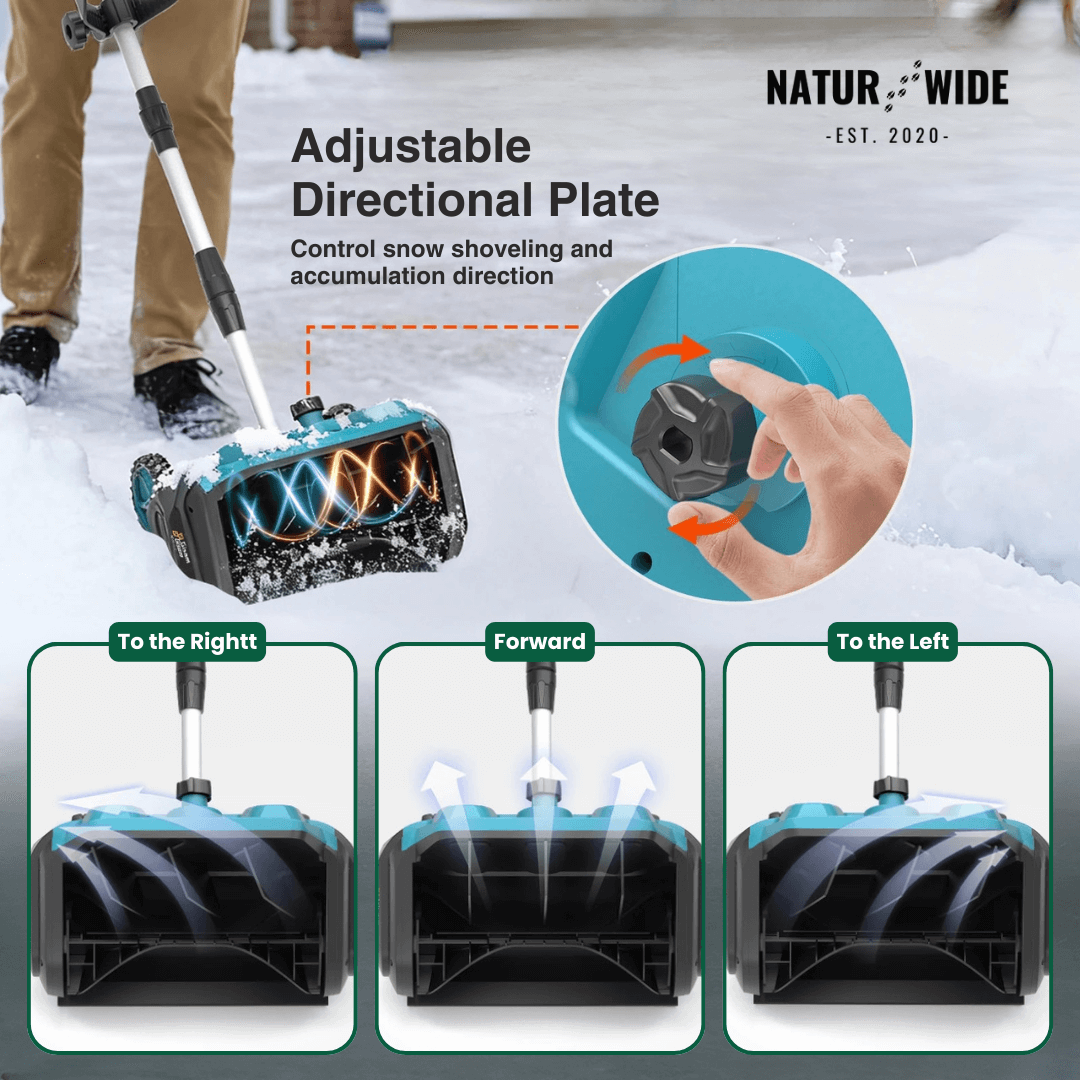 Cordless Electric Snow Shovel – 3500W Brushless