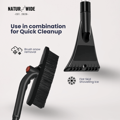 Extendable Snow Shovel &amp; Ice Scraper