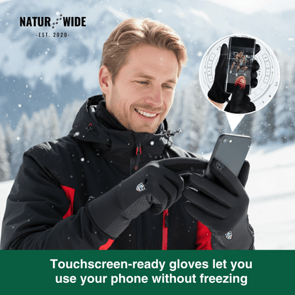 Heated Gloves (Power Bank Powered) – Waterproof &amp; Windproof