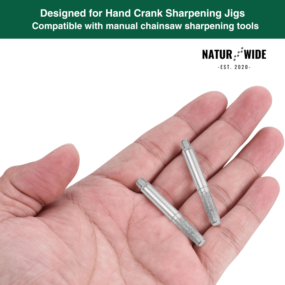 12-Piece Set Replacement Sharpening Head for Manual Chainsaw Sharpener Jig