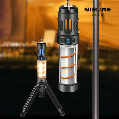5-in-1 Camping Lamp – LED Flashlight & Mosquito Repellent Light