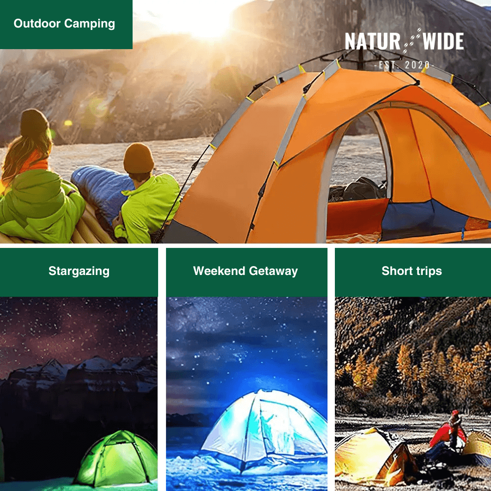 Naturwide Outdoor Tent - Automatic setup in 3 seconds