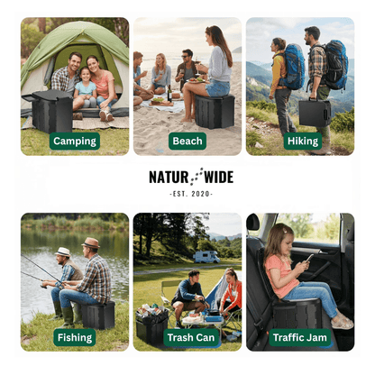 Portable Folding Toilet – Collapsible Camp Toilet for Adults