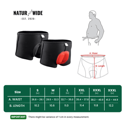 Men's 4D Padded Cycling Underwear Shorts
