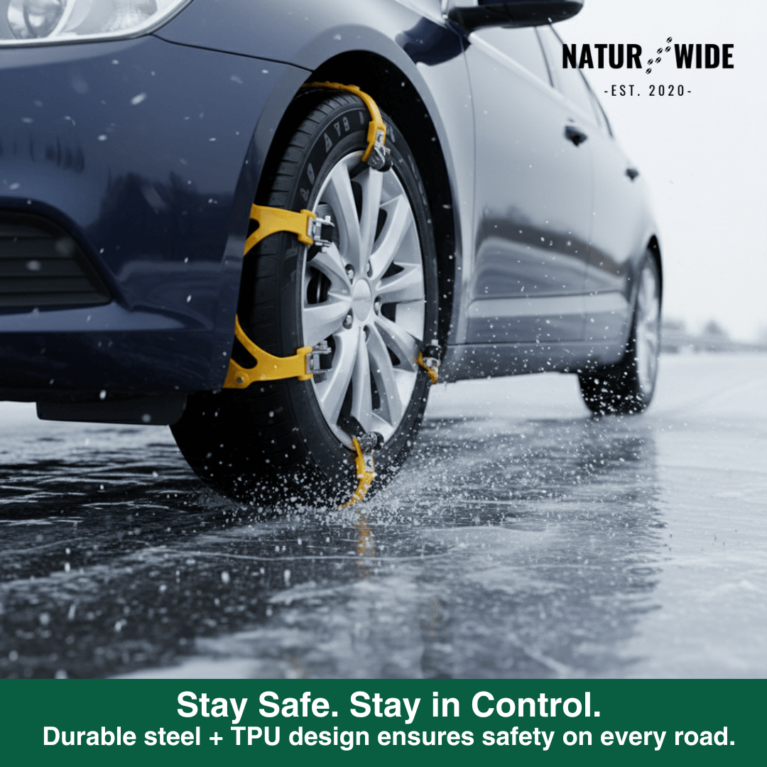 3pcs Snow Tire Chains for Car/SUV/Truck