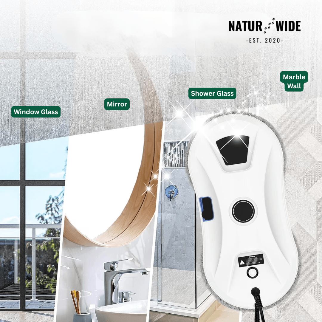 Ultra Thin Window Cleaning Robot with Remote Control