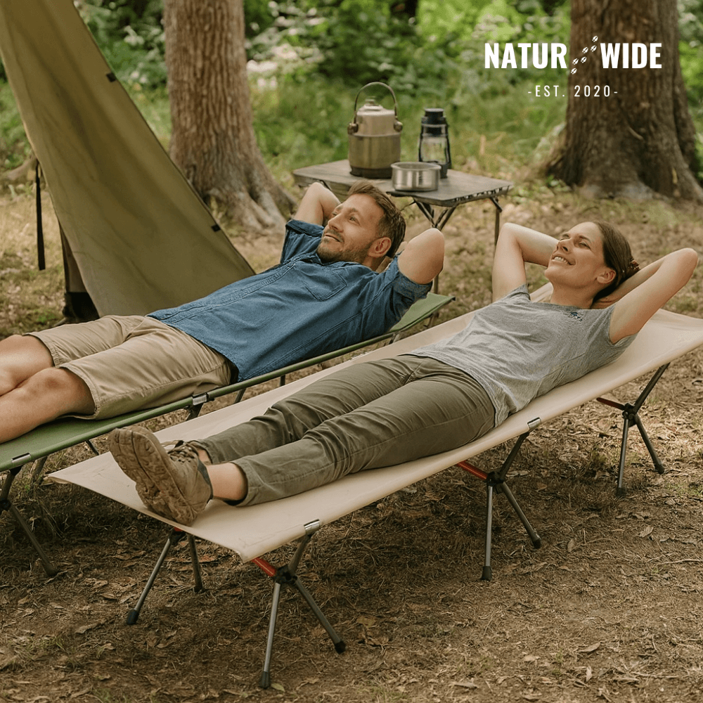 Naturwide Outdoor Camp Bed – Ultralight &amp; Foldable