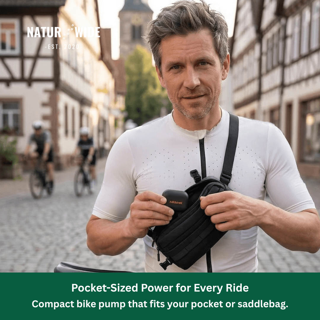 Mini Portable Rechargeable Bike Pump - 100PSI